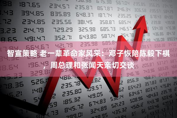 智宣策略 老一辈革命家风采：邓子恢陪陈毅下棋，周总理和张闻天亲切交谈